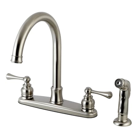 Vintage FB7798BLSP 8-Inch Centerset Kitchen Faucet with Sprayer FB7798BLSP